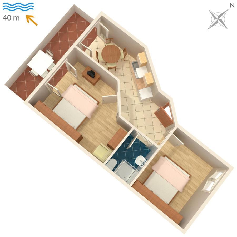 Apartments By The Sea Igrane, Makarska - 310 Ngoại thất bức ảnh