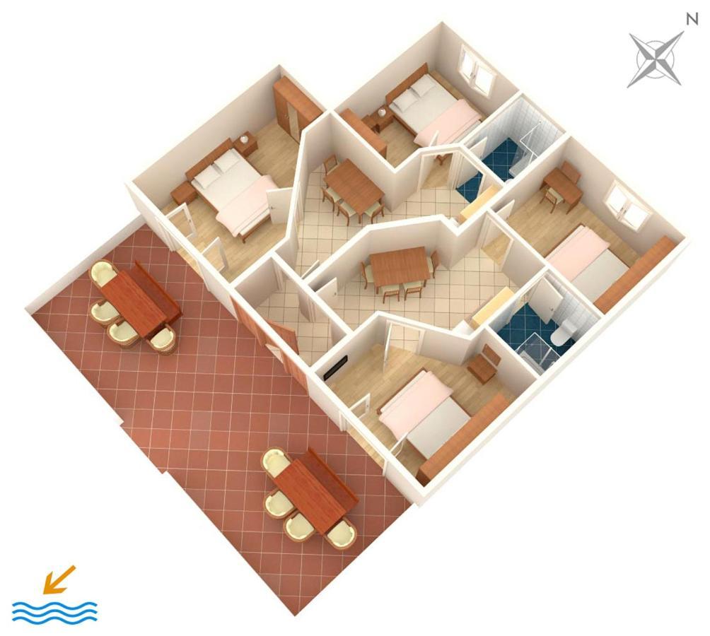 Apartments By The Sea Igrane, Makarska - 310 Ngoại thất bức ảnh